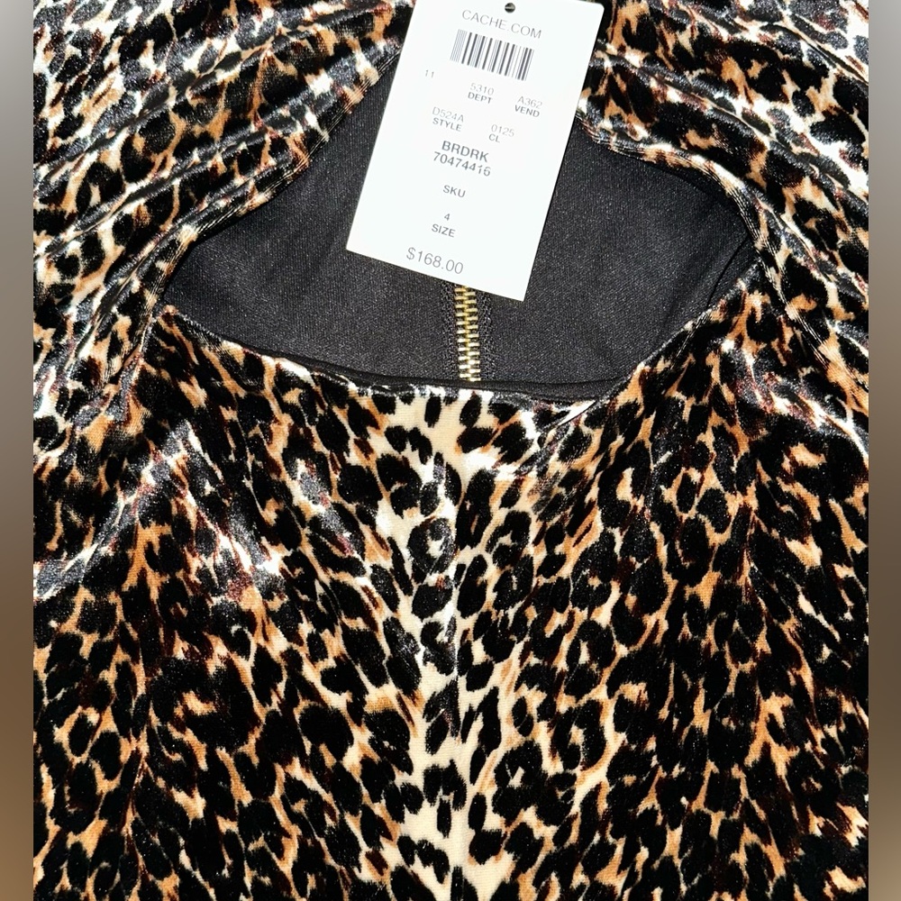 Cache Animal Print Long Sleeve Dress - Picture 6 of 13